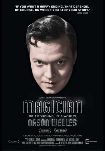 Magician: The Astonishing Life and Work of Orson Welles 27 x 40 Movie Poster - Style A