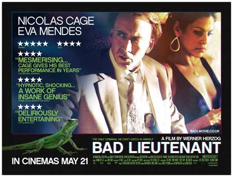 The Bad Lieutenant: Port of Call New Orleans 11 x 17 Movie Poster - UK Style A