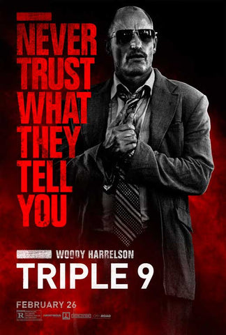Triple 9 27 x 40 Movie Poster - Style H