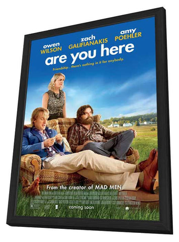 Are You Here 11 x 17 Movie Poster - Style A - in Deluxe Aluminum Frame