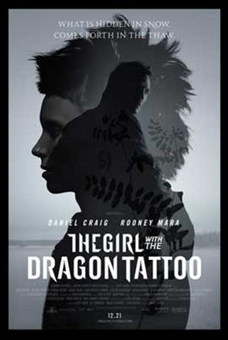 The Girl with the Dragon Tattoo Movie Poster Print