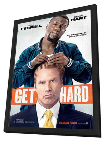 Get Hard 11 x 17 Movie Poster - Style A - in Deluxe Aluminum Frame