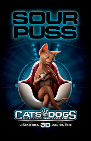 Cats & Dogs: The Revenge of Kitty Galore 11 x 17 Movie Poster - Style H