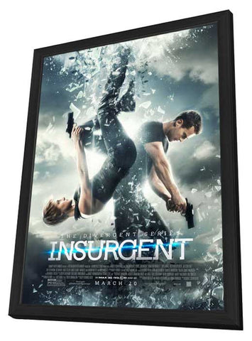 Insurgent 11 x 17 Movie Poster - Style B - in Deluxe Aluminum Frame