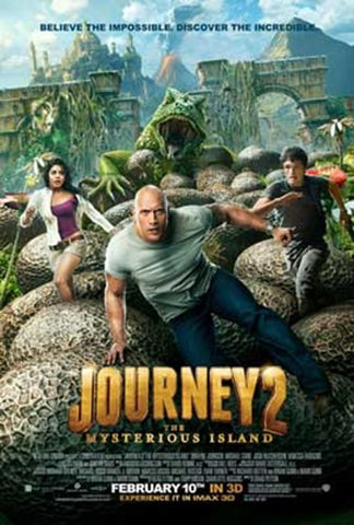 Journey 2: The Mysterious Island Movie Poster Print