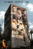 Brick Mansions 27 x 40 Movie Poster - Style A - in Deluxe Wood Frame