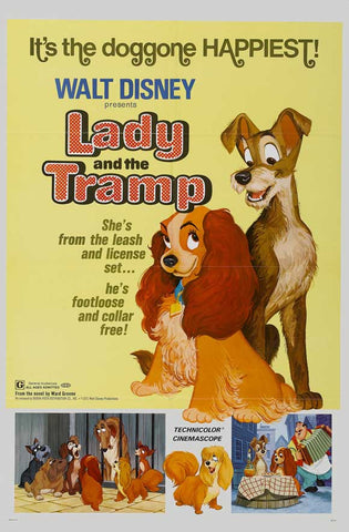 Lady and the Tramp 11 x 17 Movie Poster - Style H