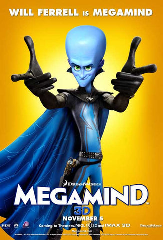 Megamind 11 x 17 Movie Poster - Style E