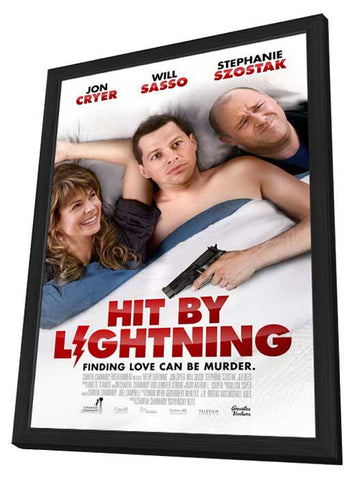 Hit By Lightening 11 x 17 Movie Poster - Canadian Style A - in Deluxe Aluminum Frame