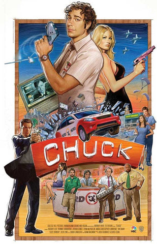 Chuck (TV) 11 x 17 TV Poster - Style F