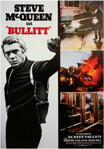Bullitt 27 x 40 Movie Poster - Style E