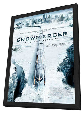 Snowpiercer 11 x 17 Movie Poster - French Style A - in Deluxe Aluminum Frame