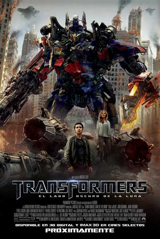 Transformers: Dark of the Moon 27 x 40 Movie Poster - Mexican Style A