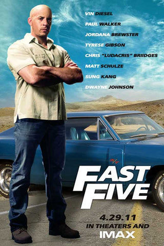 Fast Five 11 x 17 Movie Poster - Style B
