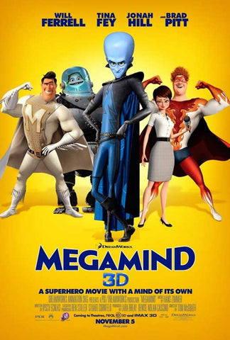 Megamind 27 x 40 Movie Poster - Style G
