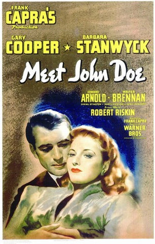 Meet John Doe Movie Poster Print