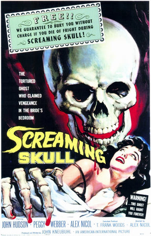 Screaming Skull 11 x 17 Movie Poster - Style A