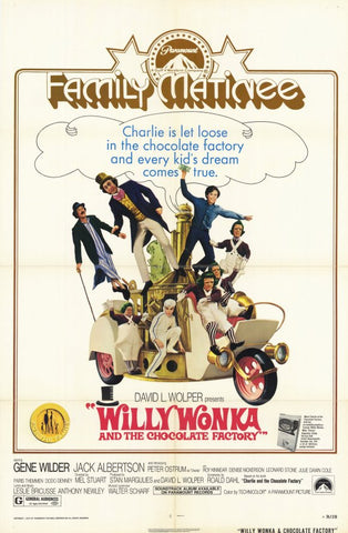 Willy Wonka and the Chocolate Factory 11 x 17 Movie Poster - Style C