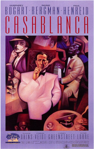 Casablanca 11 x 17 Movie Poster - Style R