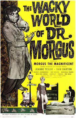 The Wacky World of Dr. Morgus 11 x 17 Movie Poster - Style A