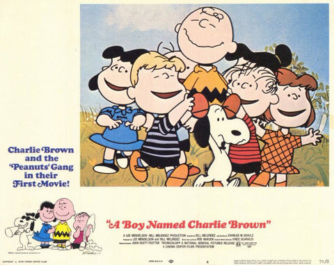 A Boy Named Charlie Brown 11 x 14 Movie Poster - Style E