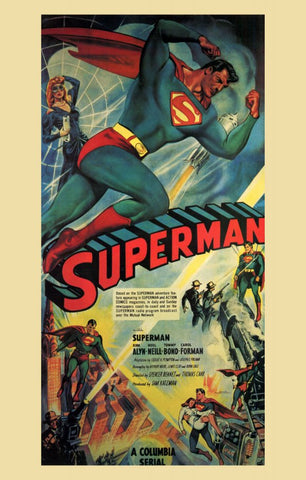 Superman 11 x 17 Movie Poster - Style F