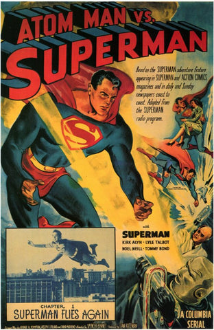 Atom Man Vs. Superman 11 x 17 Movie Poster - Style F