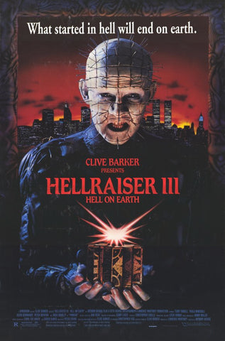 Hellraiser 3 Hell On Earth 11 x 17 Movie Poster - Style B
