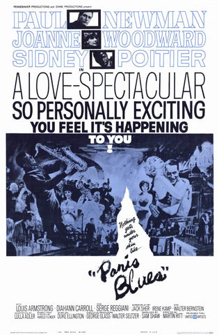 Paris Blues 11 x 17 Movie Poster - Style A