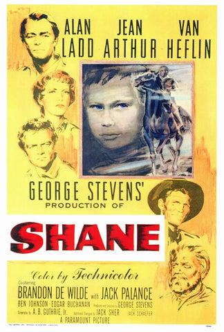 Shane 27 x 40 Movie Poster - Style E