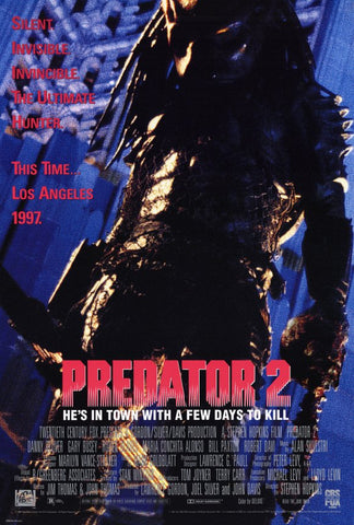 Predator 2 27 x 40 Movie Poster - Style A