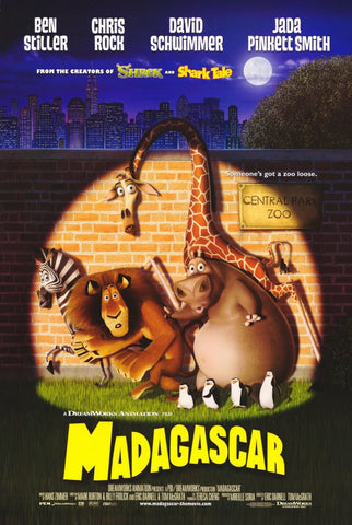 Madagascar 11 x 17 Movie Poster - Style E