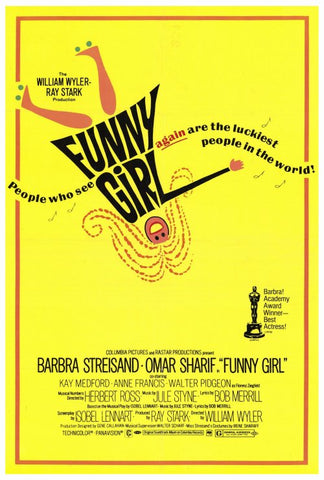 Funny Girl 27 x 40 Movie Poster - Style A