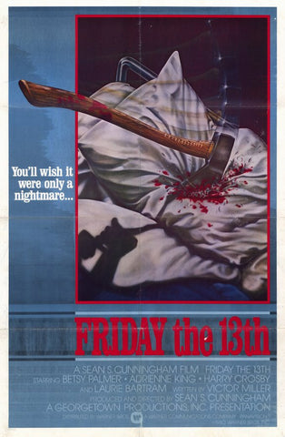 Friday the 13th 11 x 17 Movie Poster - Style C