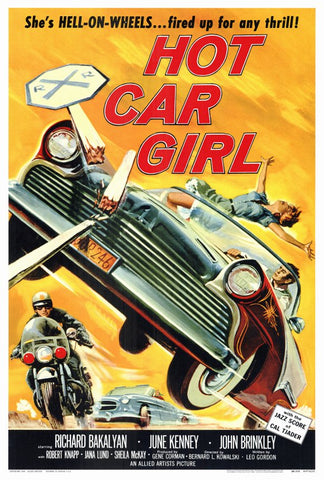 Hot Car Girl 27 x 40 Movie Poster - Style A