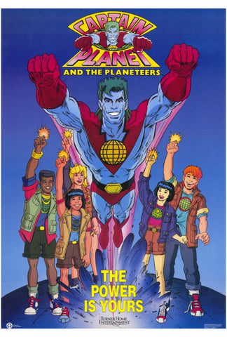 Captain Planet and the Planeteers 27 x 40 Movie Poster - Style A