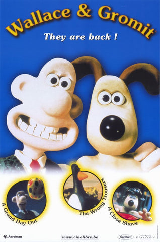 Wallace & Gromit: The Best of Aardman Animation 11 x 17 Movie Poster - Style B