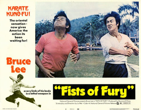 Fists of Fury 11 x 14 Movie Poster - Style F