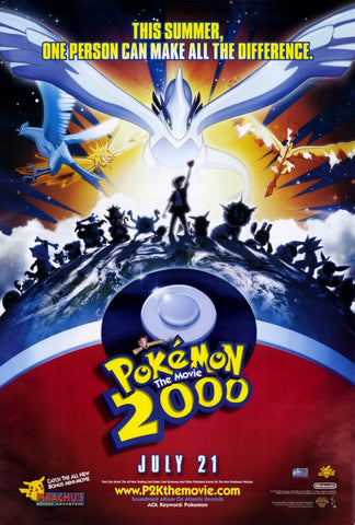 Pokemon the Movie 2000: The Power of One 27 x 40 Movie Poster - Style A