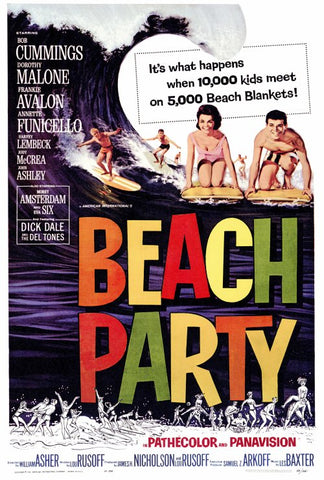 Beach Party 27 x 40 Movie Poster - Style A