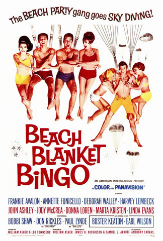Beach Blanket Bingo 27 x 40 Movie Poster - Style A