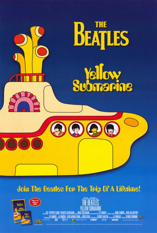 Yellow Submarine 27 x 40 Movie Poster - Style B