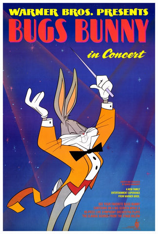 Bugs Bunny in Concert 27 x 40 Movie Poster - Style A