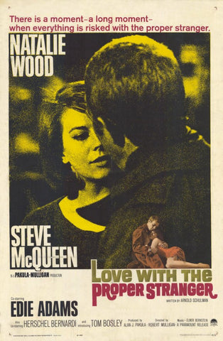 Love With the Proper Stranger 11 x 17 Movie Poster - Style C