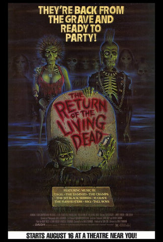 The Return of the Living Dead 27 x 40 Movie Poster - Style B