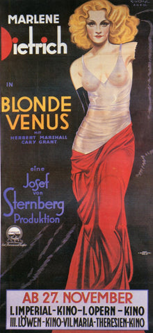 Blonde Venus 14 x 36 Movie Poster - Insert Style A