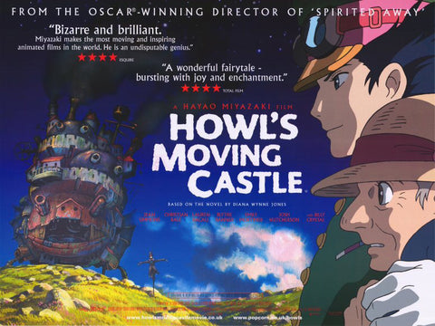 Howl's Moving Castle 11 x 17 Movie Poster - Style B