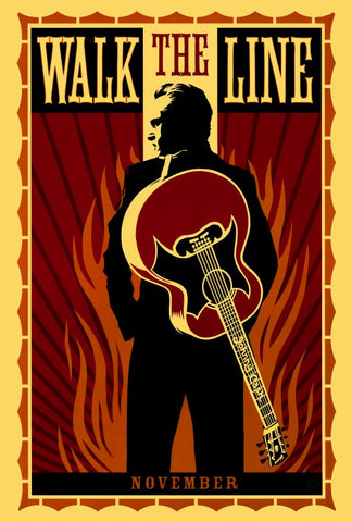 Walk the Line 27 x 40 Movie Poster - Style A