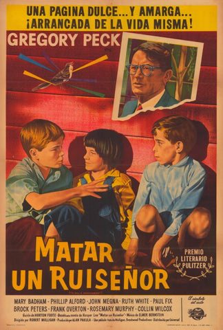 To Kill a Mockingbird 27 x 40 Movie Poster - Argentine Style A