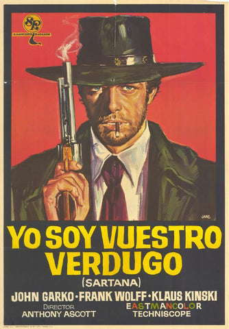 Sartana the Gravedigger 27 x 40 Movie Poster - Italian Style A